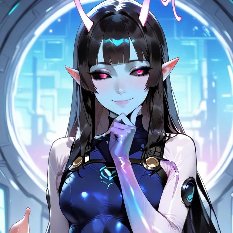 Cover art for Abducted by a Hot Alien, an inner self scenario on AI Dungeon
