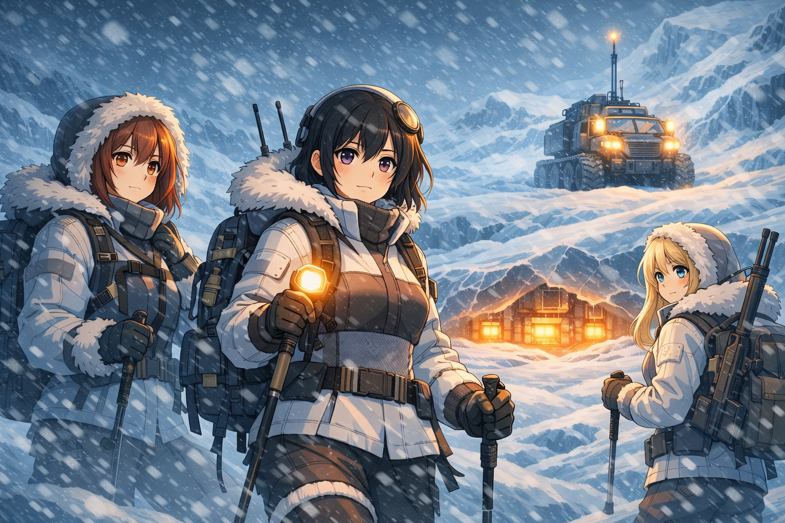 Cover art for I Found Something Alive Beneath the Ice, a modern day scenario on AI Dungeon