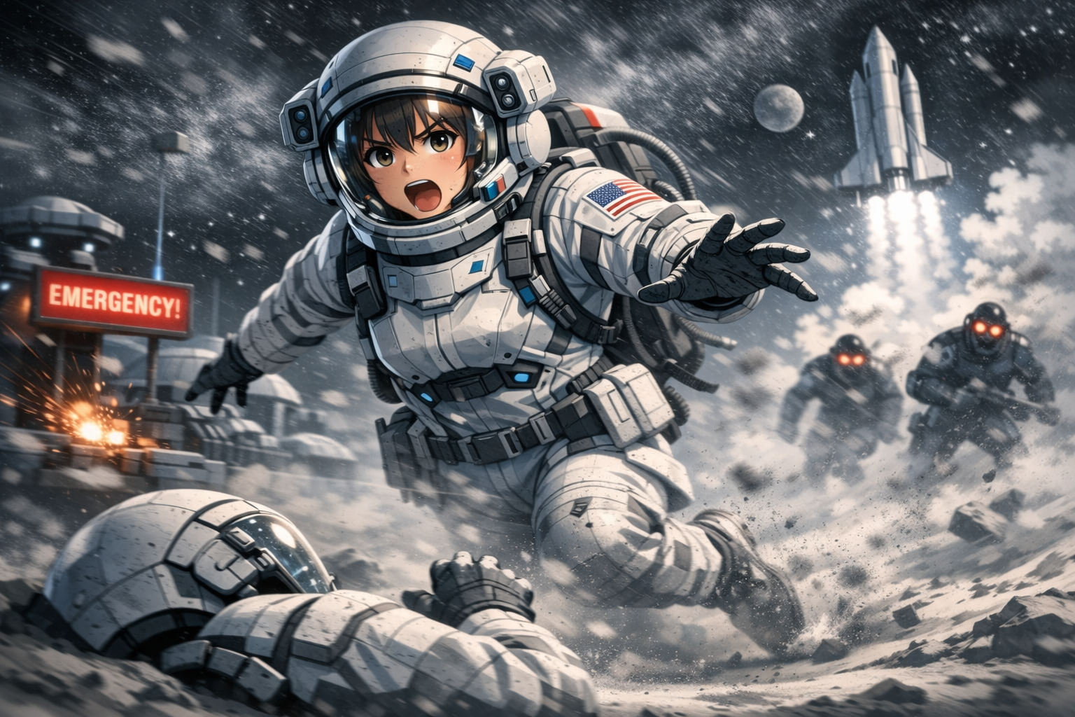 Cover art for The Moon Was Supposed to Be My Fresh Start, an inner self scenario on AI Dungeon