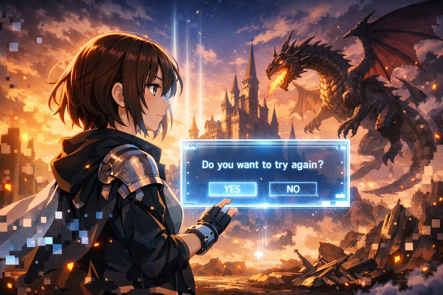 Cover art for Your Avatar Came To Life: The Second World, an inner self scenario on AI Dungeon