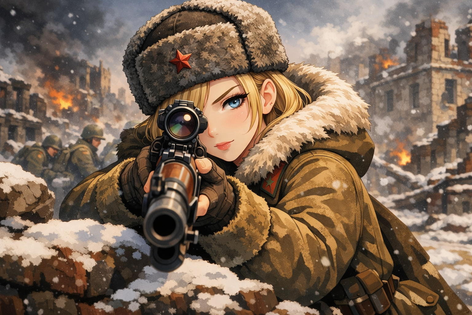 Cover art for Battle of Stalingrad 1942- Awakened, a powers scenario on AI Dungeon