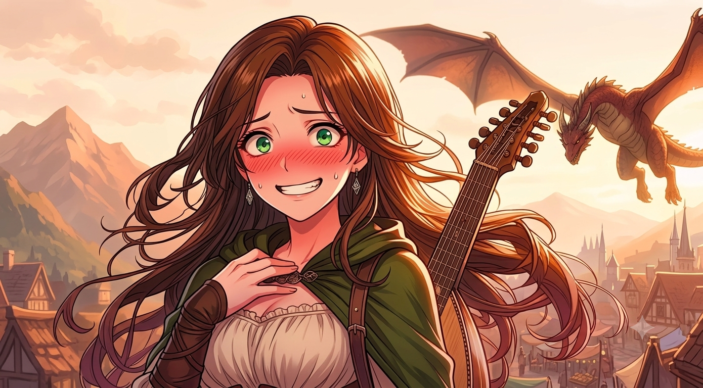 Cover art for I'm Not the Dragon's Darling, a fantasy scenario on AI Dungeon