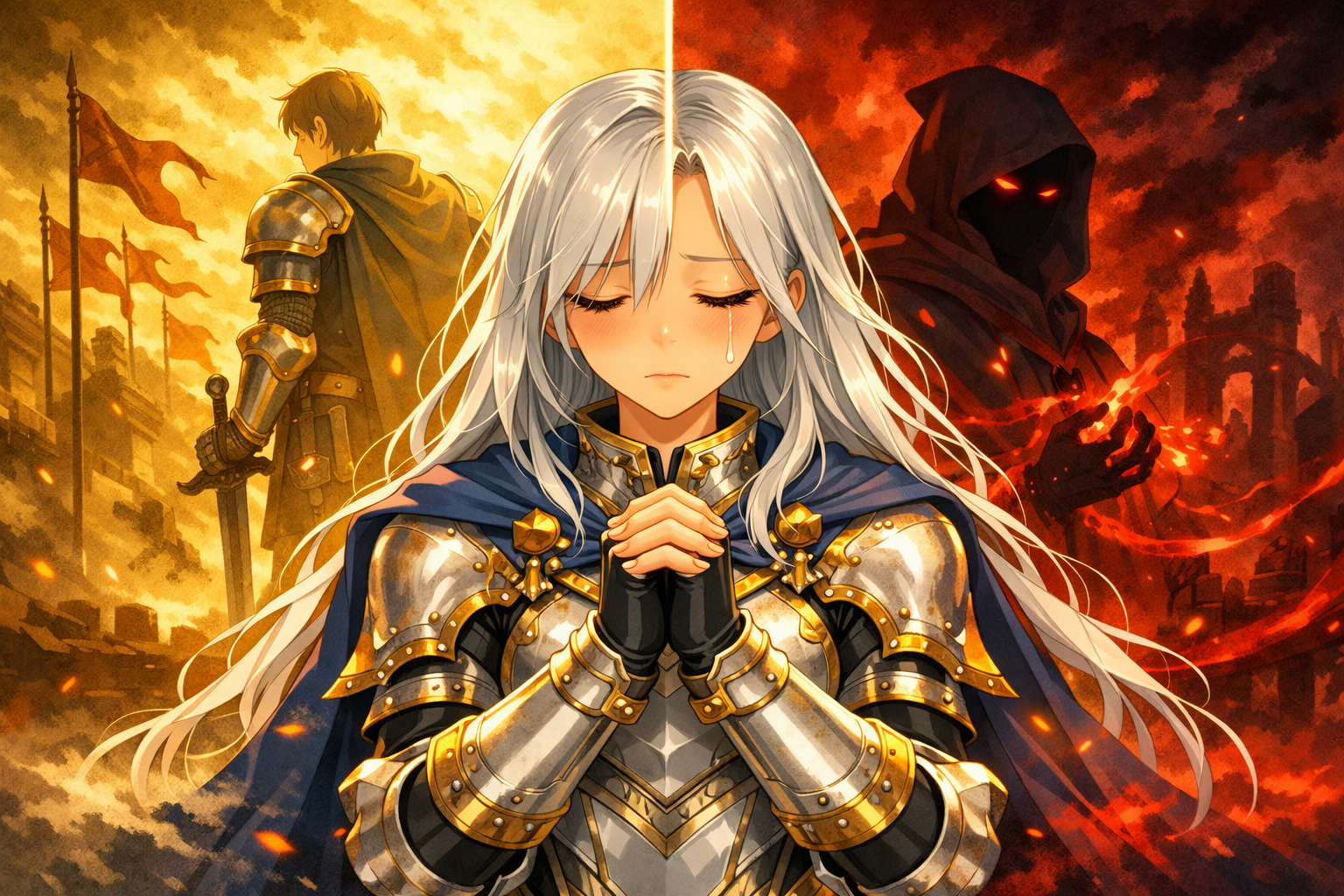 Cover art for Saving Seraphine Valebright, a fantasy scenario on AI Dungeon