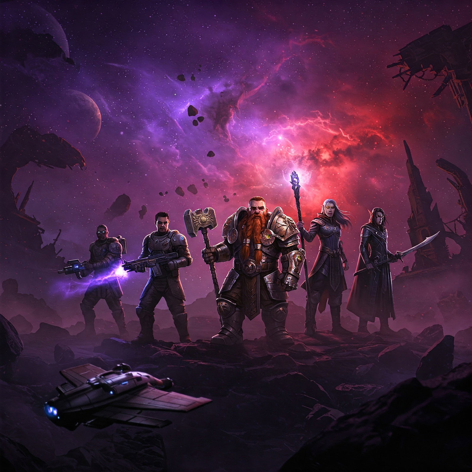 Cover art for Astra Infernum, a fantasy scenario on AI Dungeon