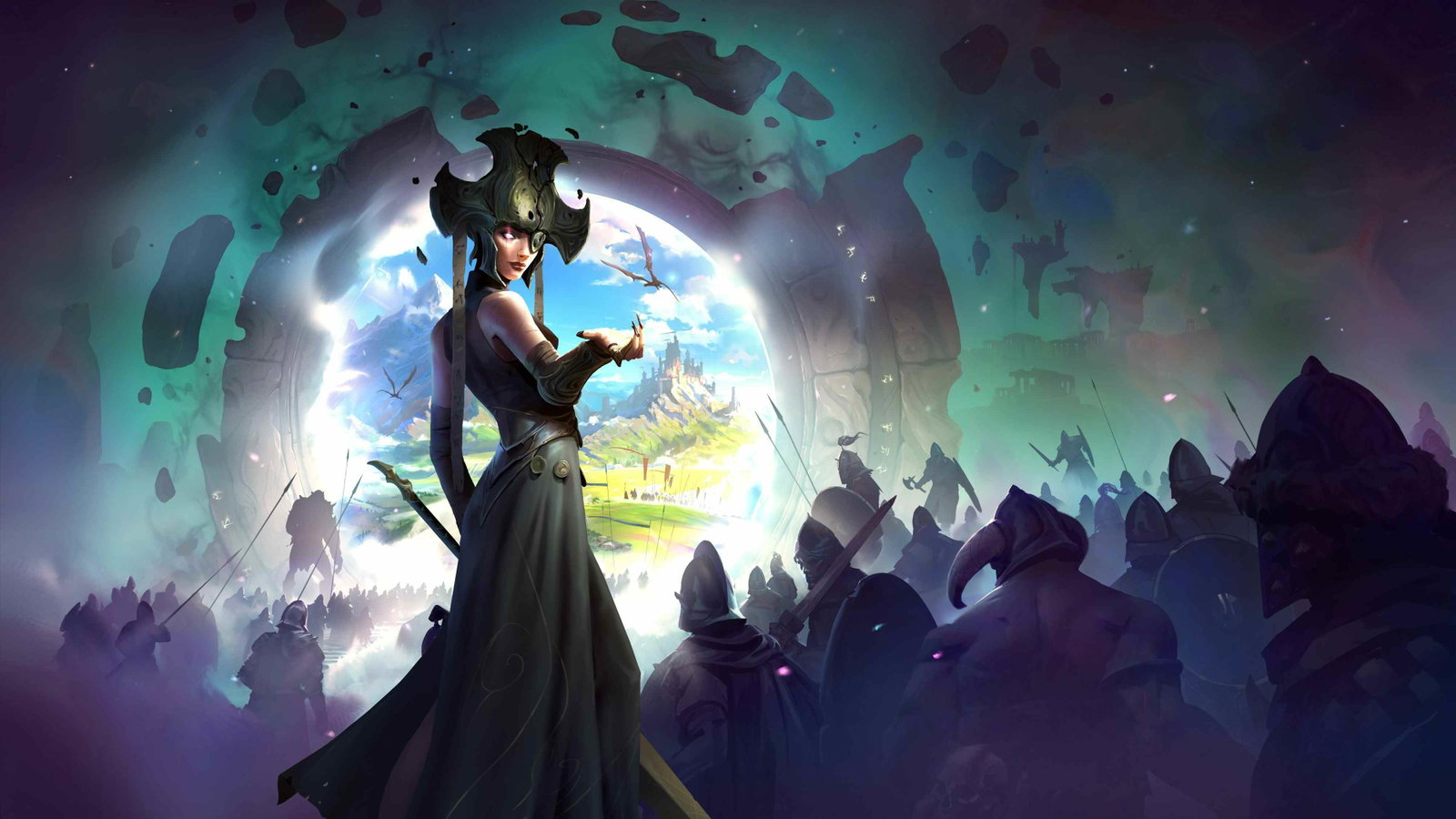 Cover art for The Fourth Age of Wonders , a fantasy scenario on AI Dungeon