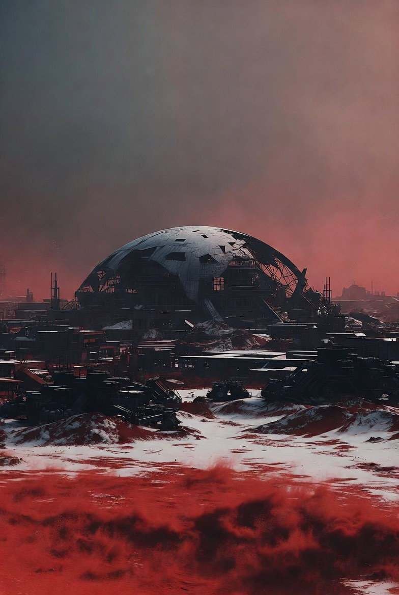 Cover art for Red Snow, a horror scenario on AI Dungeon