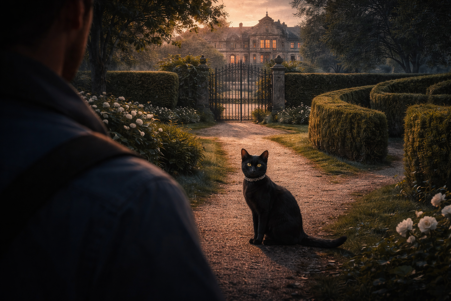 Cover art for Miss Savoy’s Pussycat, a mystery scenario on AI Dungeon