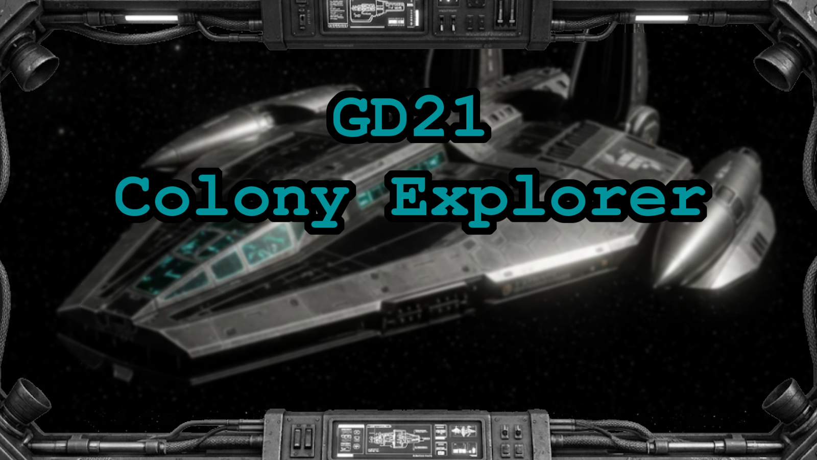 Cover art for GD21: Colony Explorer, a sci fi scenario on AI Dungeon