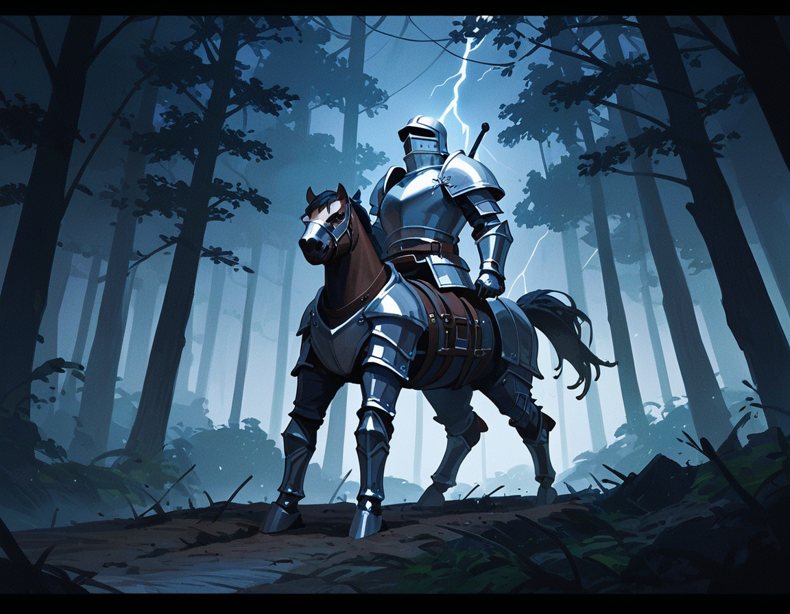 Cover art for Count Grey Strikes Back, a comedy scenario on AI Dungeon