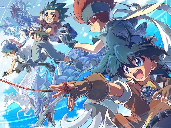 Cover art for Beyblade: The New Generation!, an anime scenario on AI Dungeon
