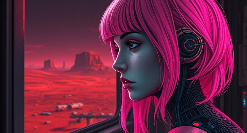 Cover art for Synthetic Resurrection, a future scenario on AI Dungeon
