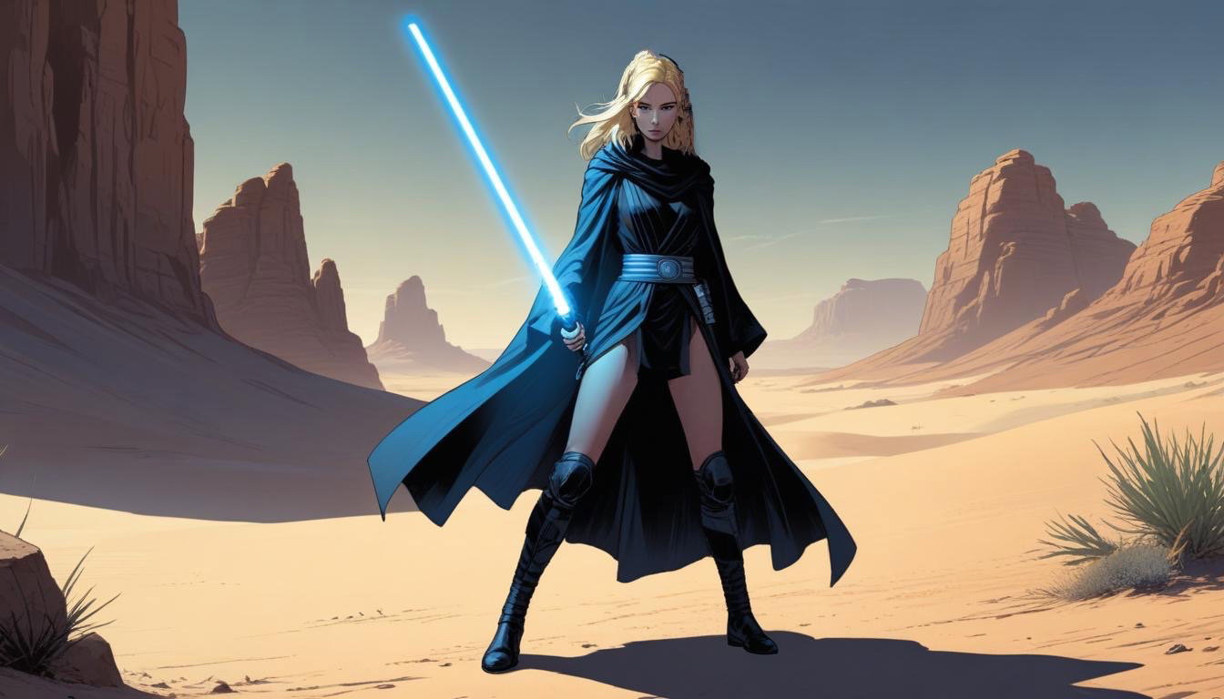Cover art for Shadows of the Empire: Fire Over the Dune Sea, a star wars scenario on AI Dungeon