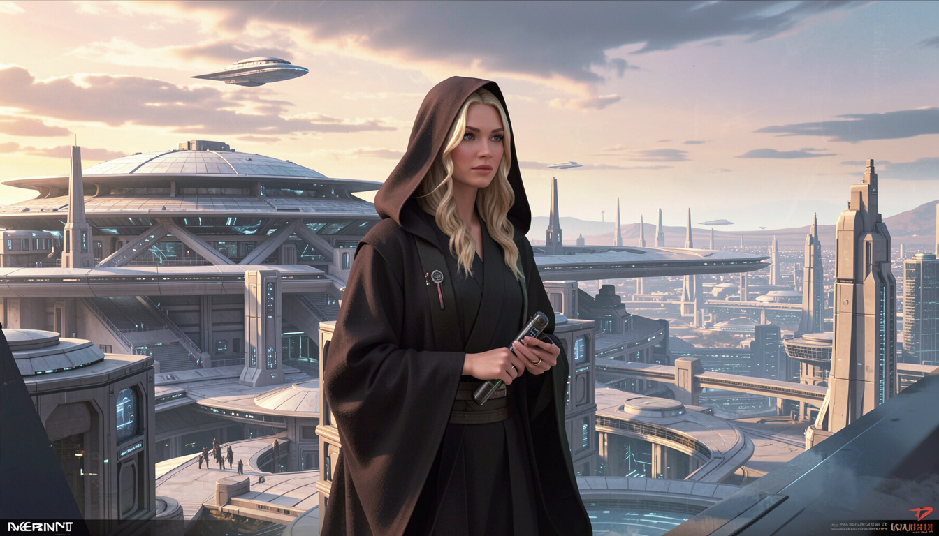 Cover art for Shadows of the Clone Wars: A Padawan’s Trial, a star wars scenario on AI Dungeon