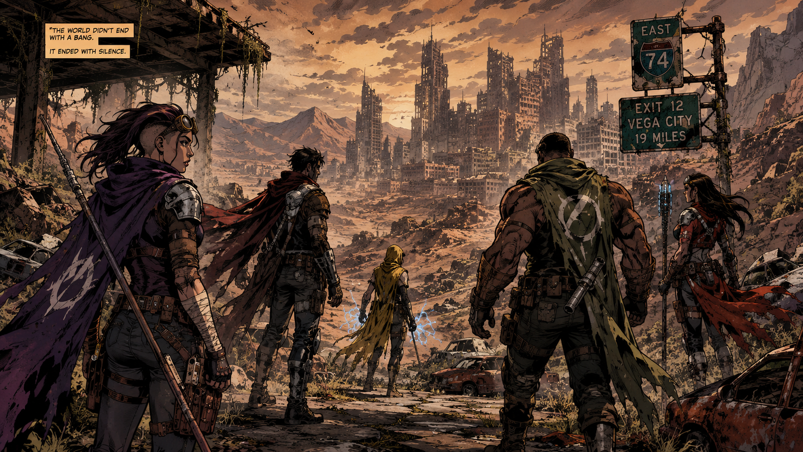 Cover art for Marvel: Apocalypse, an apocalypse scenario on AI Dungeon