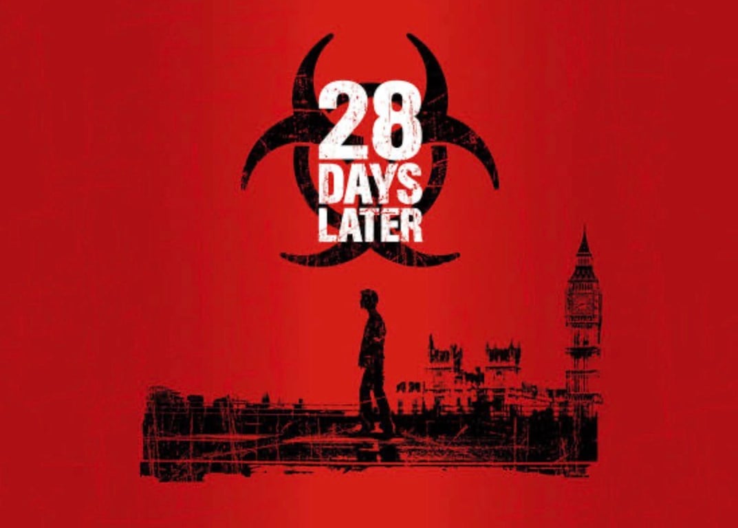 Cover art for 28 Days Later, a zombie scenario on AI Dungeon