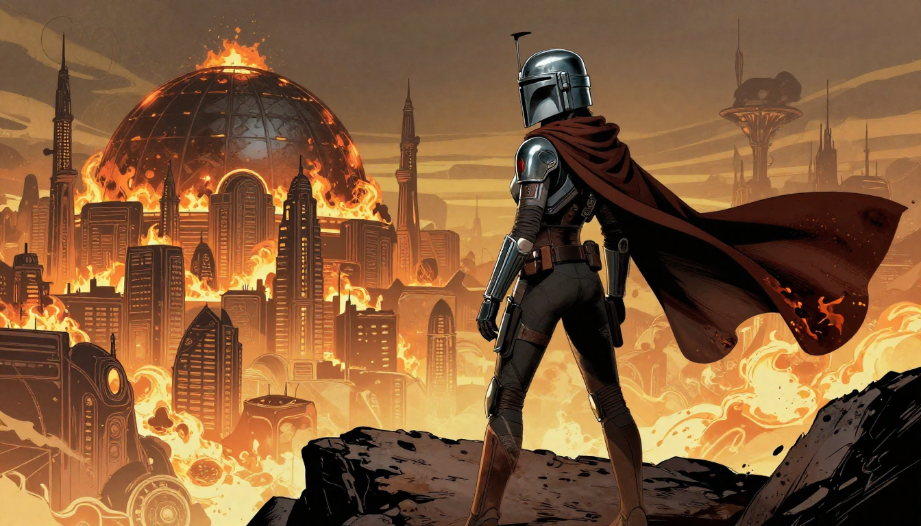 Cover art for Star Wars: Siege of Mandalore, a star wars scenario on AI Dungeon