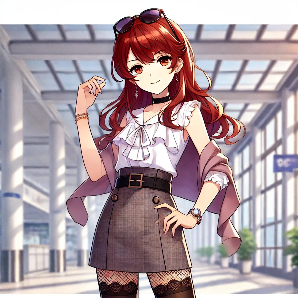 Cover art for The girl who doesn't know the words No, a comedy scenario on AI Dungeon