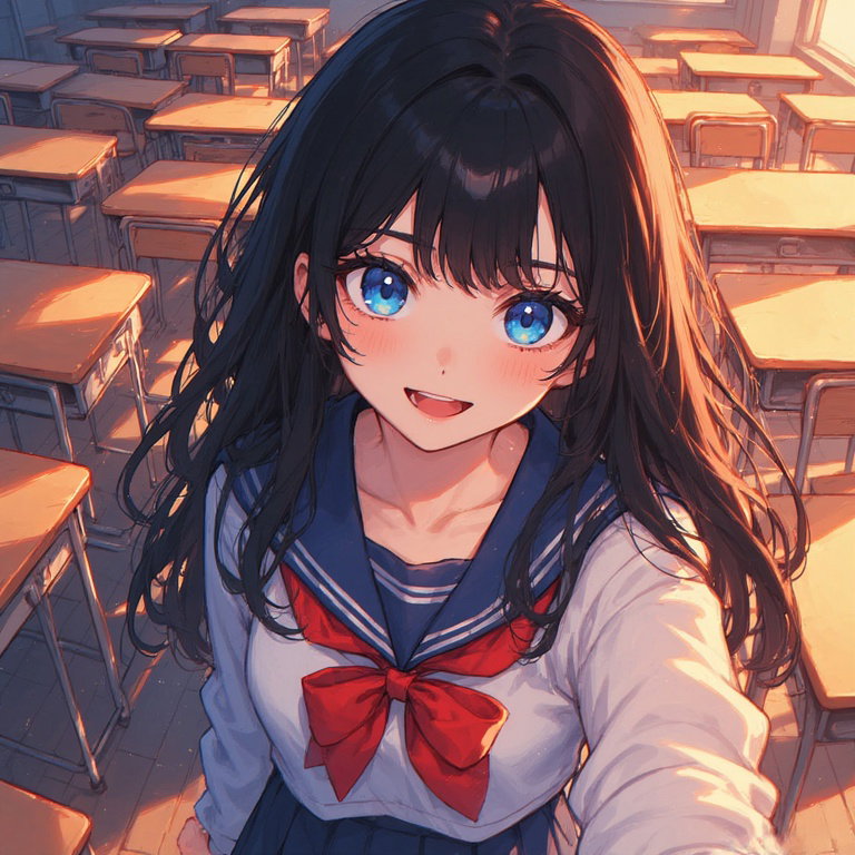 Cover art for My friendly classmate, a japan scenario on AI Dungeon