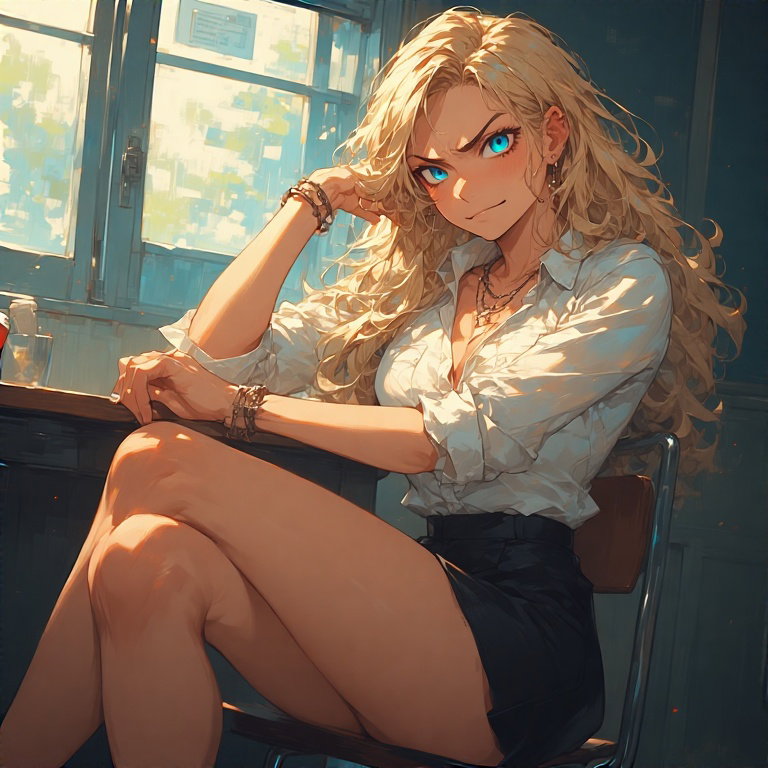 Cover art for Sister's bully, a modern scenario on AI Dungeon