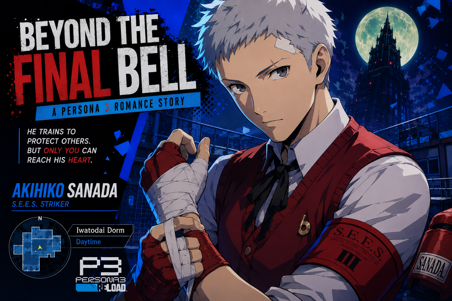 Cover art for Beyond the Final Bell, a romance scenario on AI Dungeon