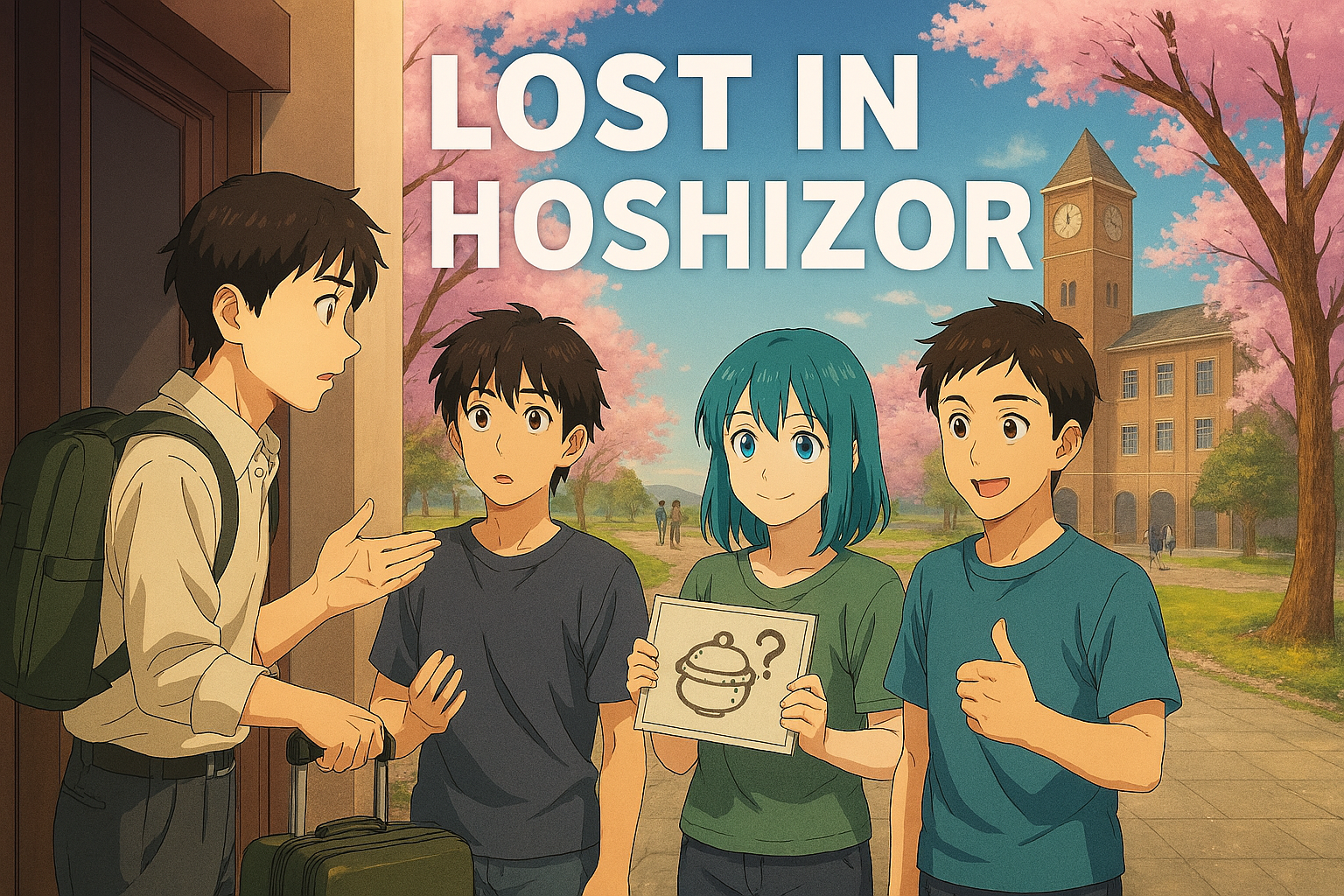 Cover art for Lost in Hoshizora, a slice of life scenario on AI Dungeon