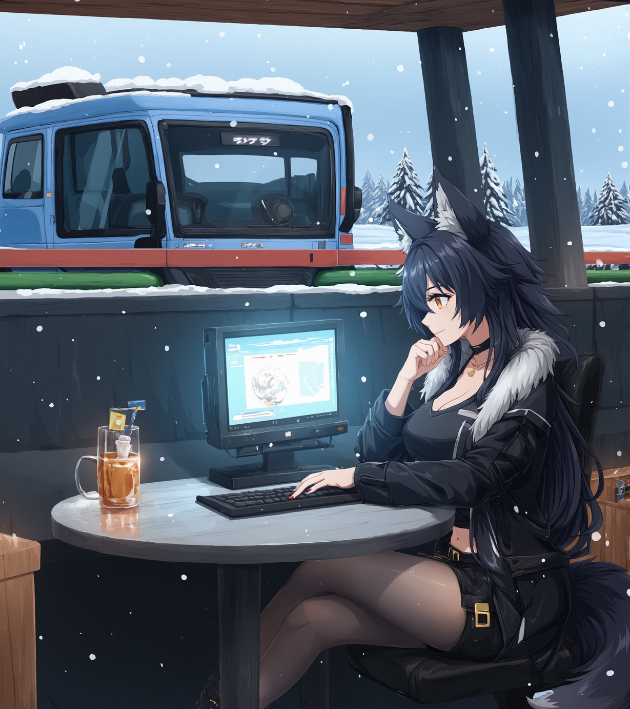 Cover art for Road Raging Roommate (Auto Cards+ Inner Self)., a comedy scenario on AI Dungeon