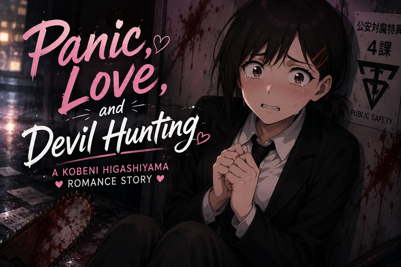 Cover art for Panic, Love, and Devil Hunting , a romance scenario on AI Dungeon