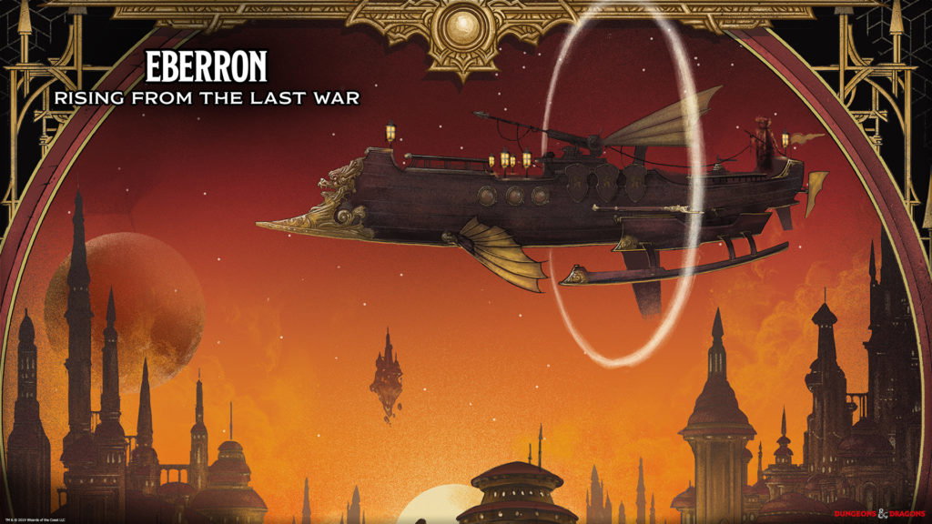 Cover art for Eberron, a dungeons dragons scenario on AI Dungeon
