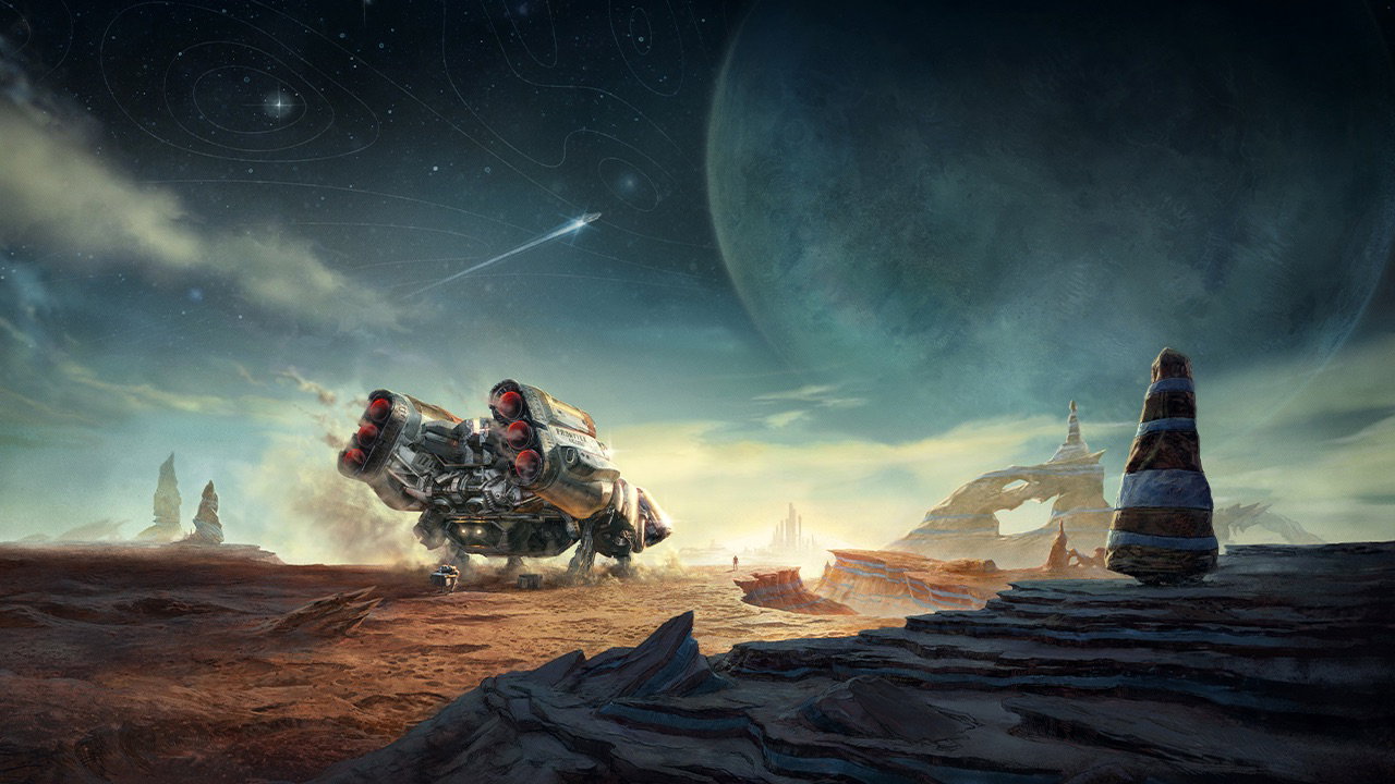 Cover art for Starfield, a sci fi scenario on AI Dungeon