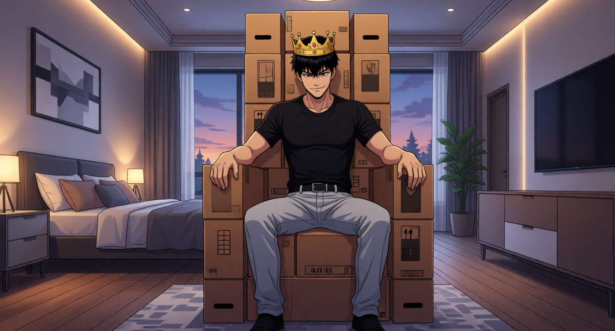 Cover art for Your House, His Kingdom, a romance scenario on AI Dungeon