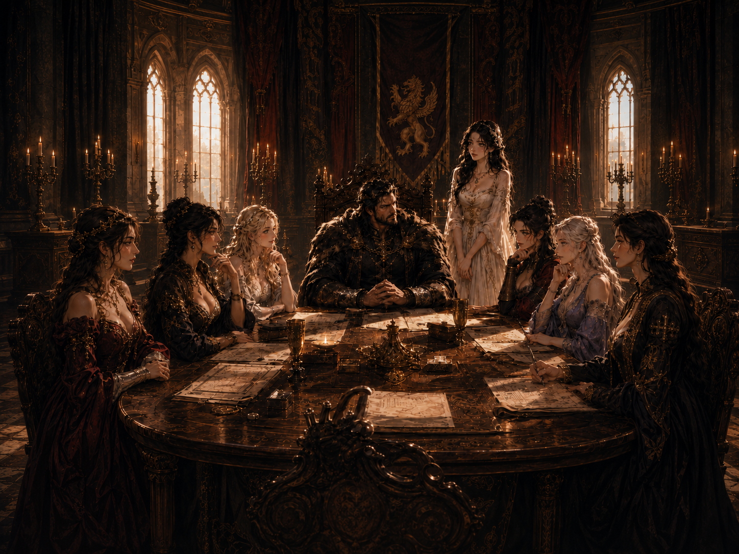 Cover art for Seventh Royal Wife, a romance scenario on AI Dungeon