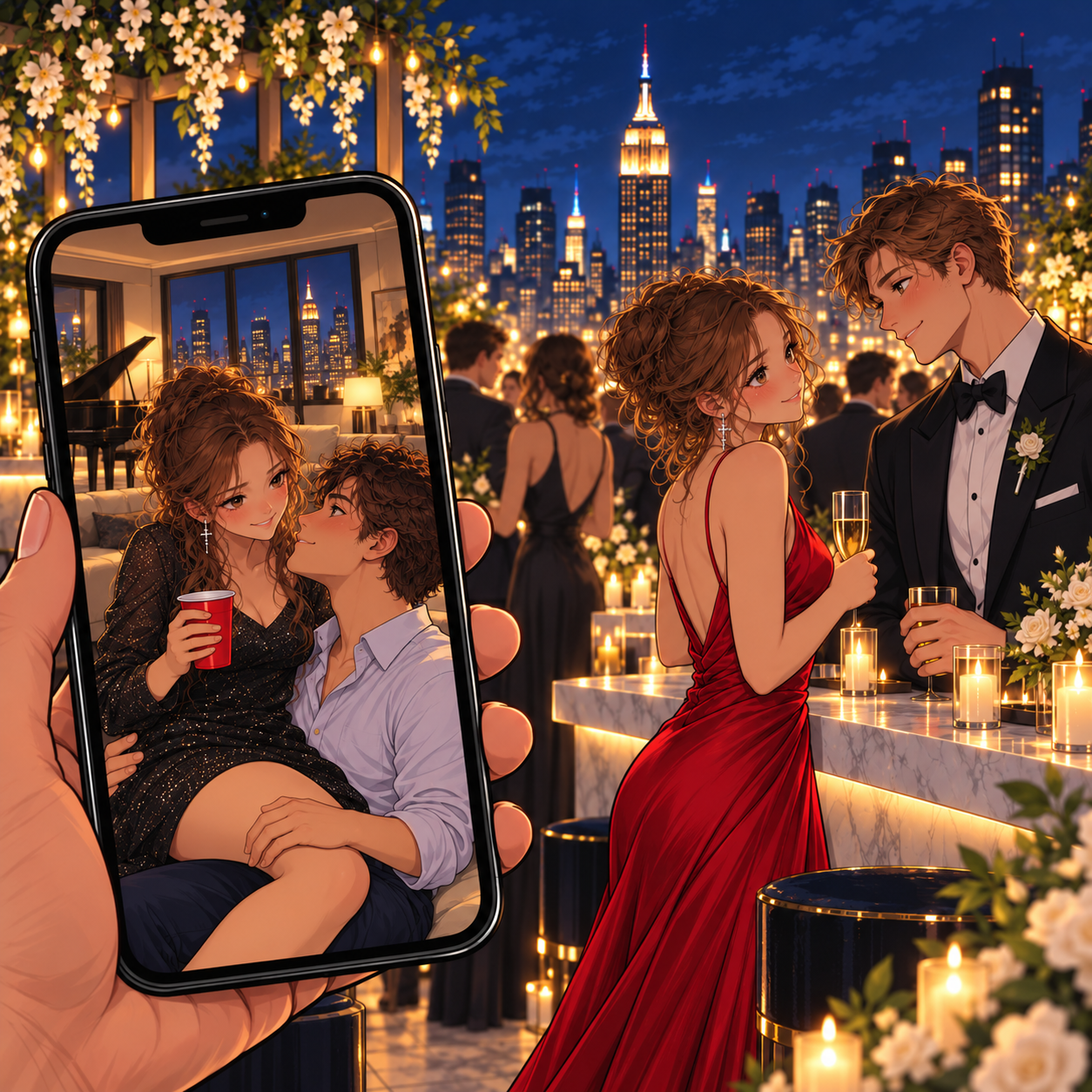 Cover art for She Loves Me Not, a modern scenario on AI Dungeon