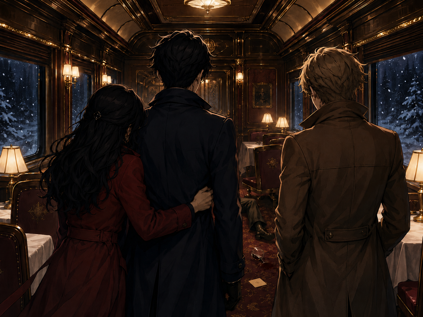 Cover art for Murder, Family Affair, a mystery scenario on AI Dungeon