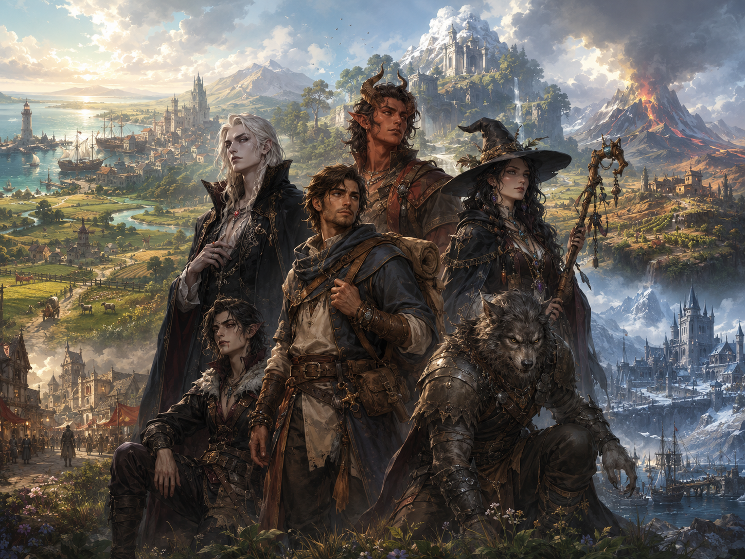 Cover art for No Crown Over Vaskor ðŸŽ, a fantasy scenario on AI Dungeon