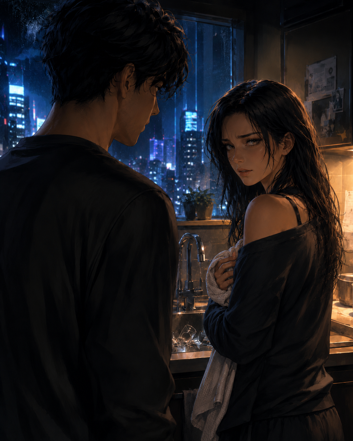 Cover art for The Human Condition, a romance scenario on AI Dungeon