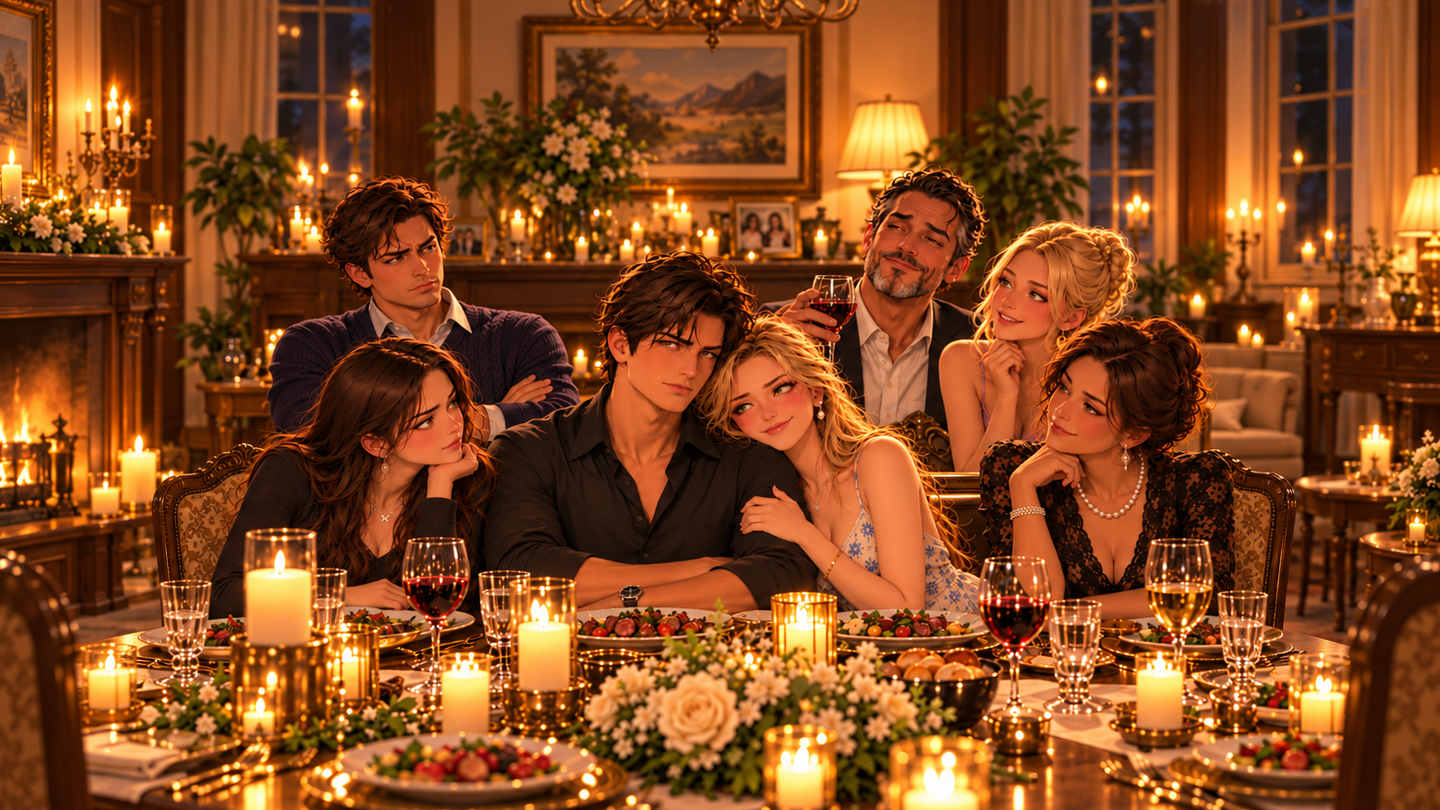 Cover art for Please Meet The Family, a romance scenario on AI Dungeon