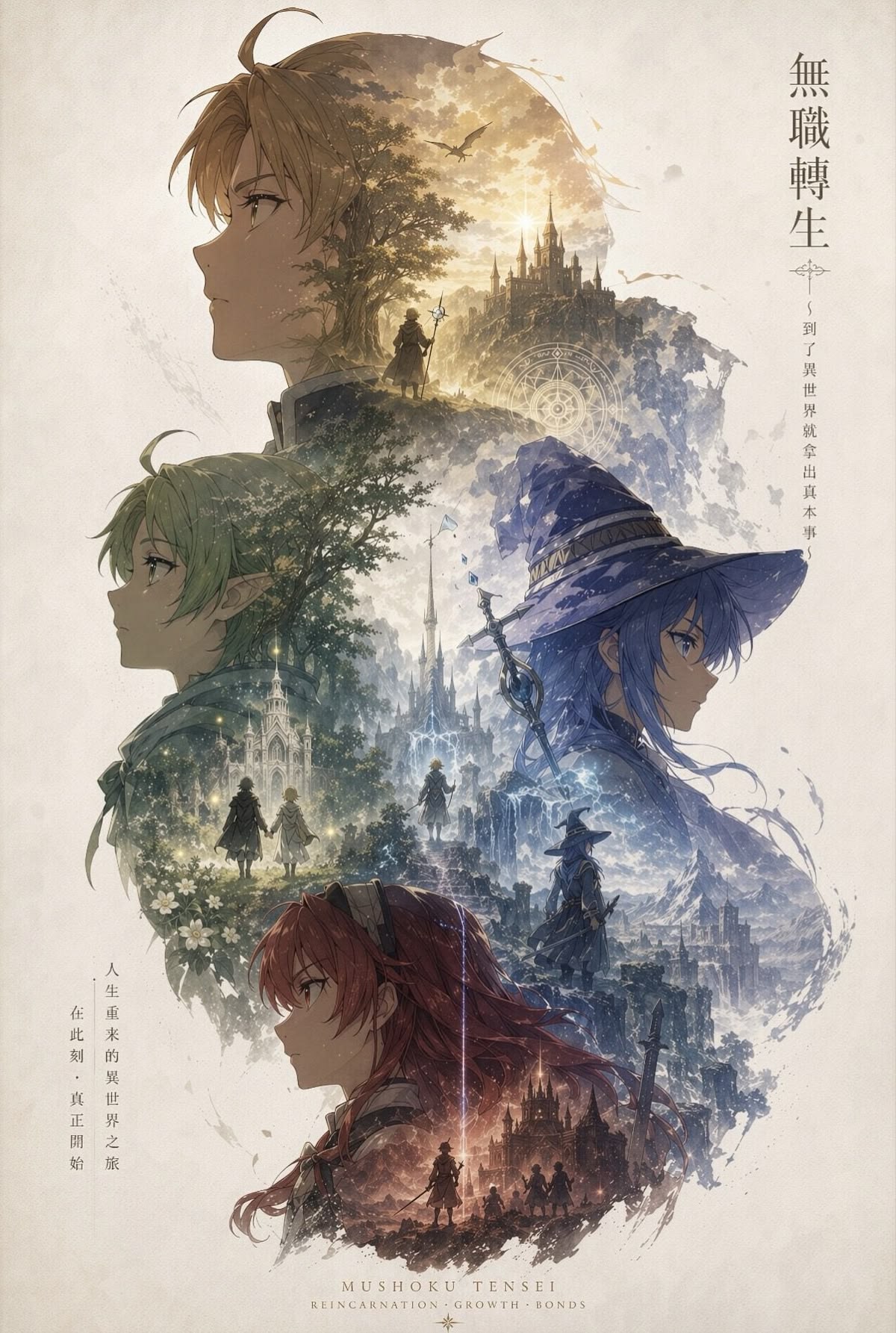 Cover art for Mushoku Tensei: Jobless Reincarnation, a magic scenario on AI Dungeon