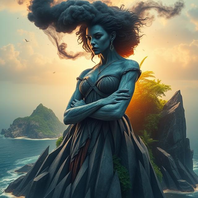 Cover art for Customizable Weird Island, an autocards scenario on AI Dungeon