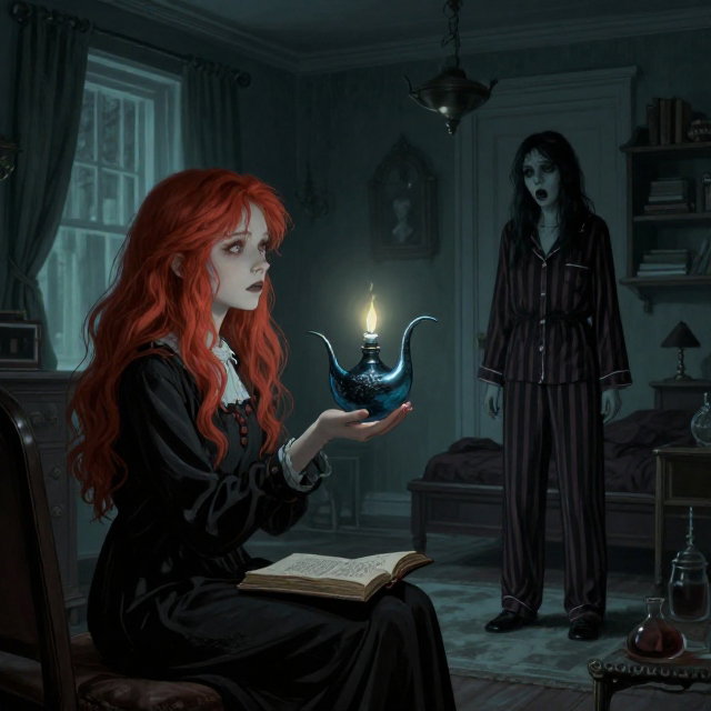 Cover art for Your Roommate Wished for WHAT?! ðŸŽ, a wish granting scenario on AI Dungeon