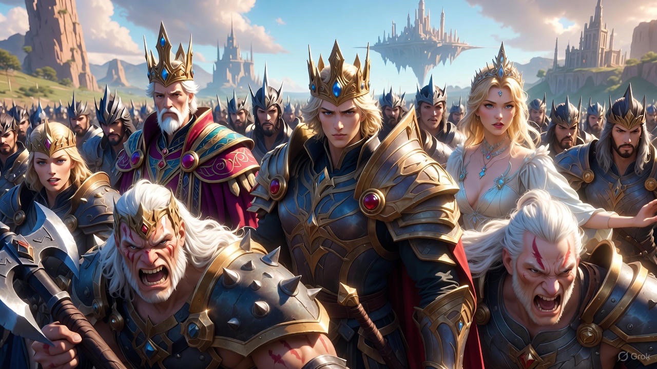 Cover art for Fractured Crowns on AI Dungeon