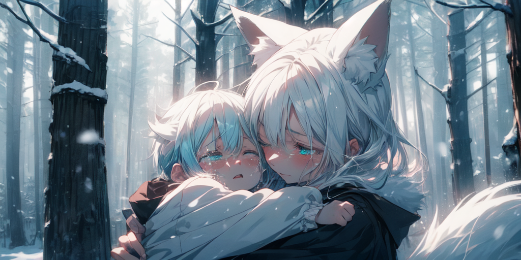 Cover art for The Fox and her Kit | On The Run, a wholesome scenario on AI Dungeon