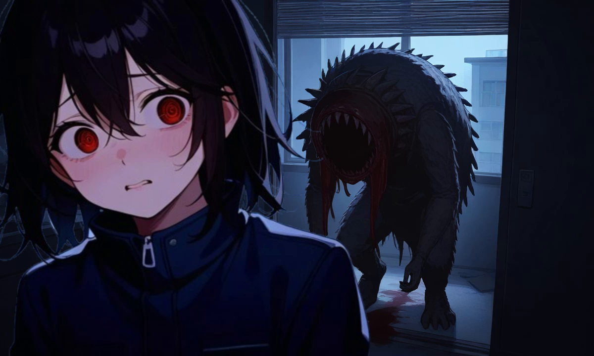 Cover art for DON'T LOOK OUTSIDE, a horror scenario on AI Dungeon