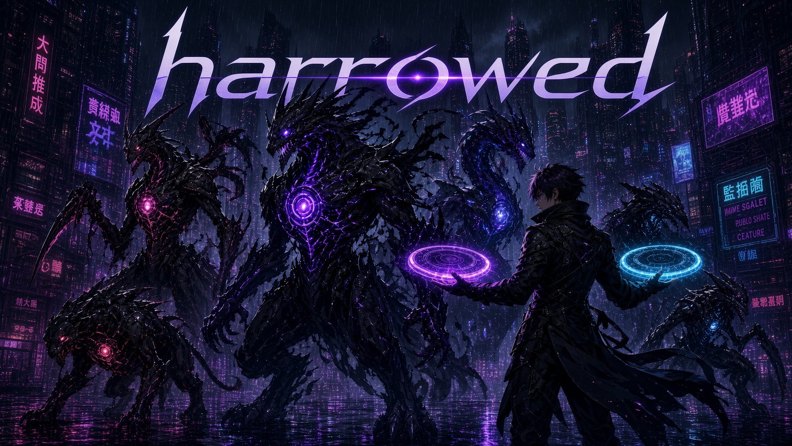 Cover art for Harrowed, a fantasy world on Voyage