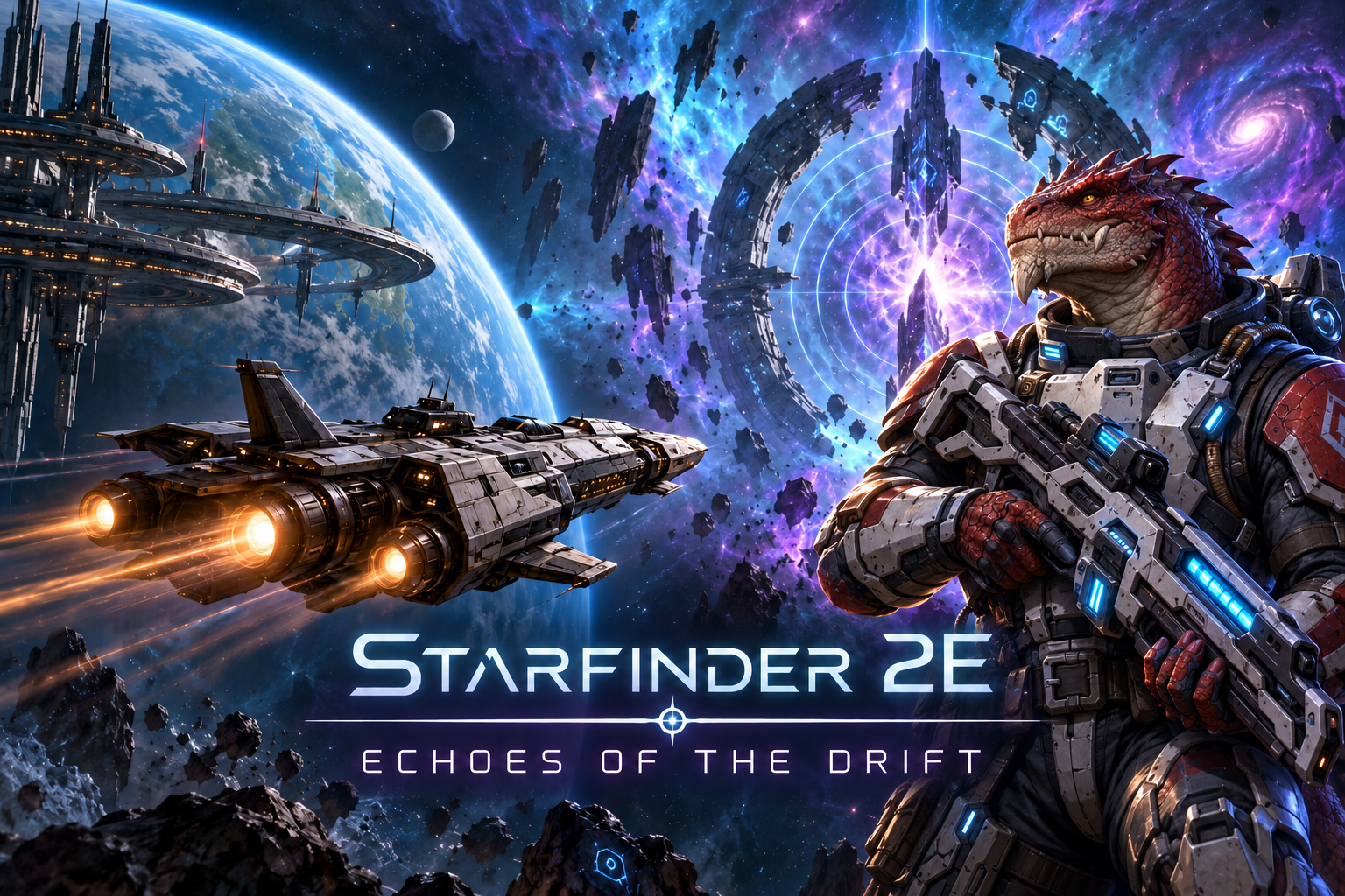 Cover art for Starfinder 2E: Echoes of the Drift on Voyage