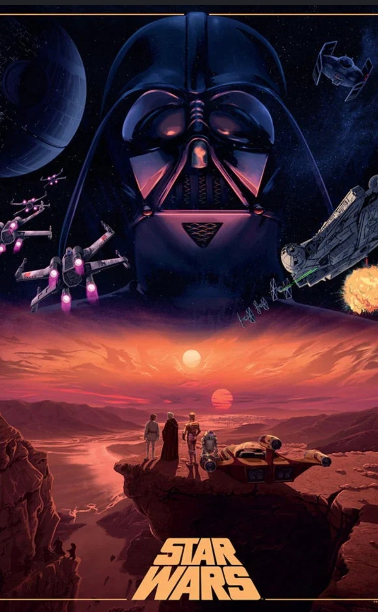 Cover art for Star Wars: Galaxy at War, a star wars scenario on AI Dungeon