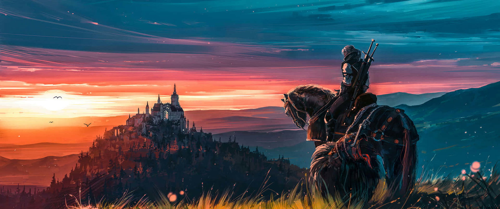 Cover art for The Witcher, a fantasy scenario on AI Dungeon