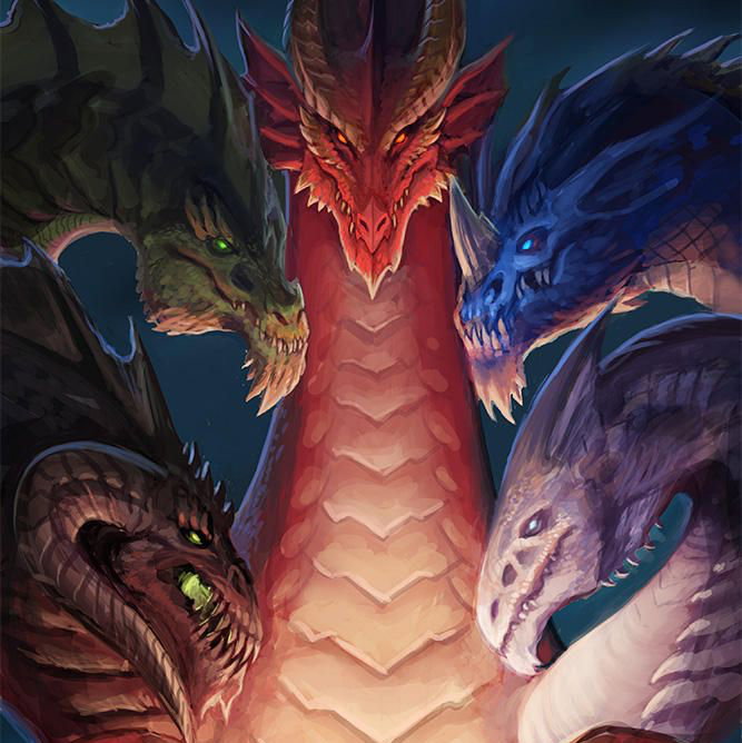 Cover art for Tiamat wife , a romance scenario on AI Dungeon
