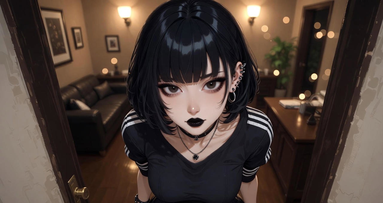 Cover art for Unexpected Tenant: Iris the Goth, a roommate scenario on AI Dungeon
