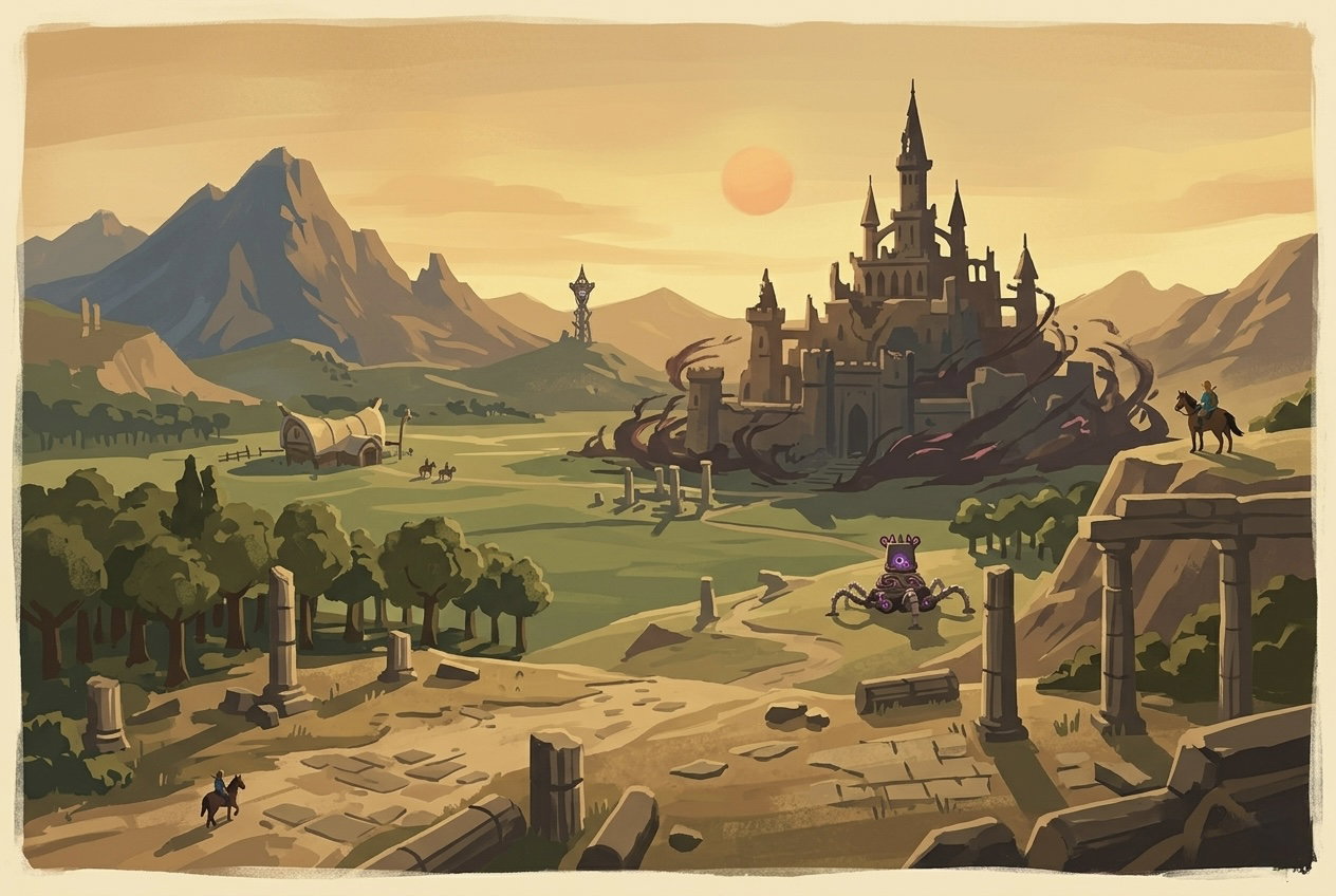 Cover art for Hyrule: Breath of the Wild on Voyage