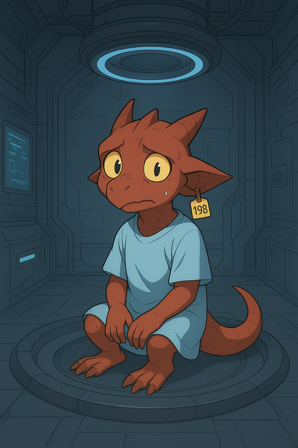 Cover art for Project K, a furry scenario on AI Dungeon